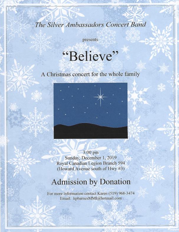 Silver Ambassadors Christmas Concert